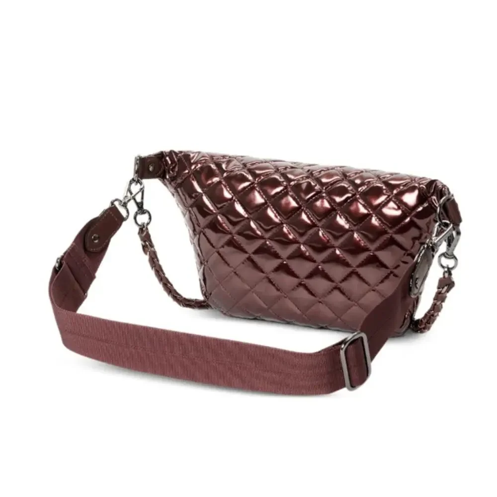 MZ Wallace Bordeaux Crosby Small Crossbody Sling Bag - Picture 9 of 10